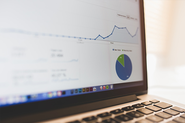 Business reporting displayed on a laptop, representing managed-service billing and reconciliation